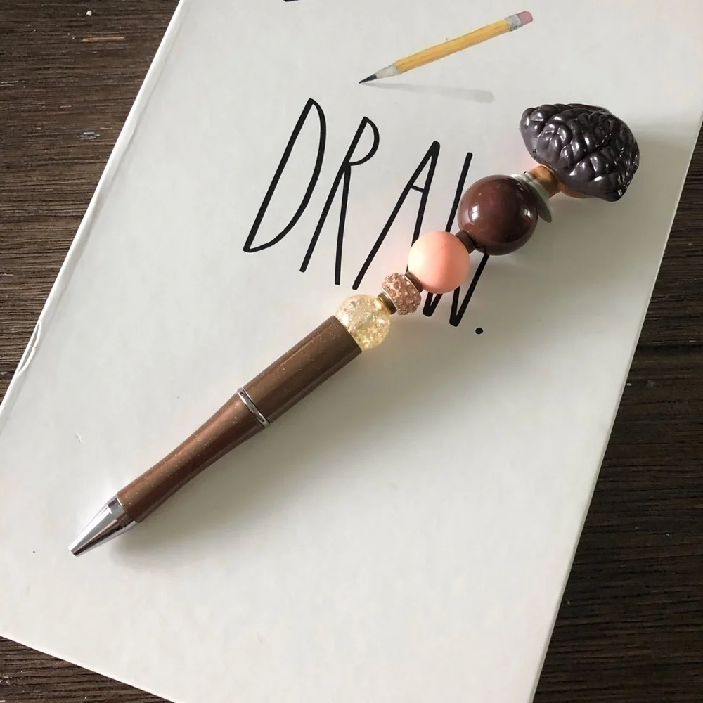 Disney Doorables: Turning Red: Priya Mangal handmade beaded pen